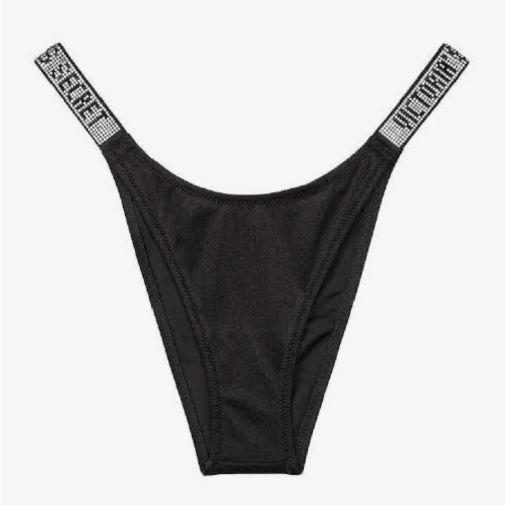 Victoria’s Secret rhinestone bling Brazilian swim bottom